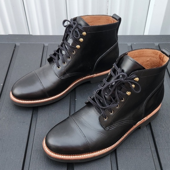 J. Crew Other - J. Crew Black Leather Men's Boots